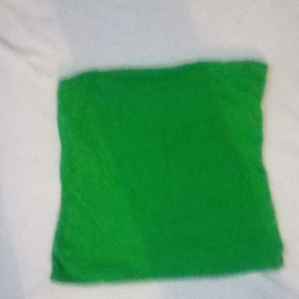 Strapless green shirt